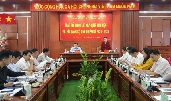 Hình ảnh cho bài viết Phú Yên - Đắk Lắk: Trao đổi công tác xây dựng văn kiện Đại hội đại biểu Đảng bộ tỉnh nhiệm kỳ 2025-2030